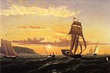 Sunrise on the Bay of Fundy by William Bradford